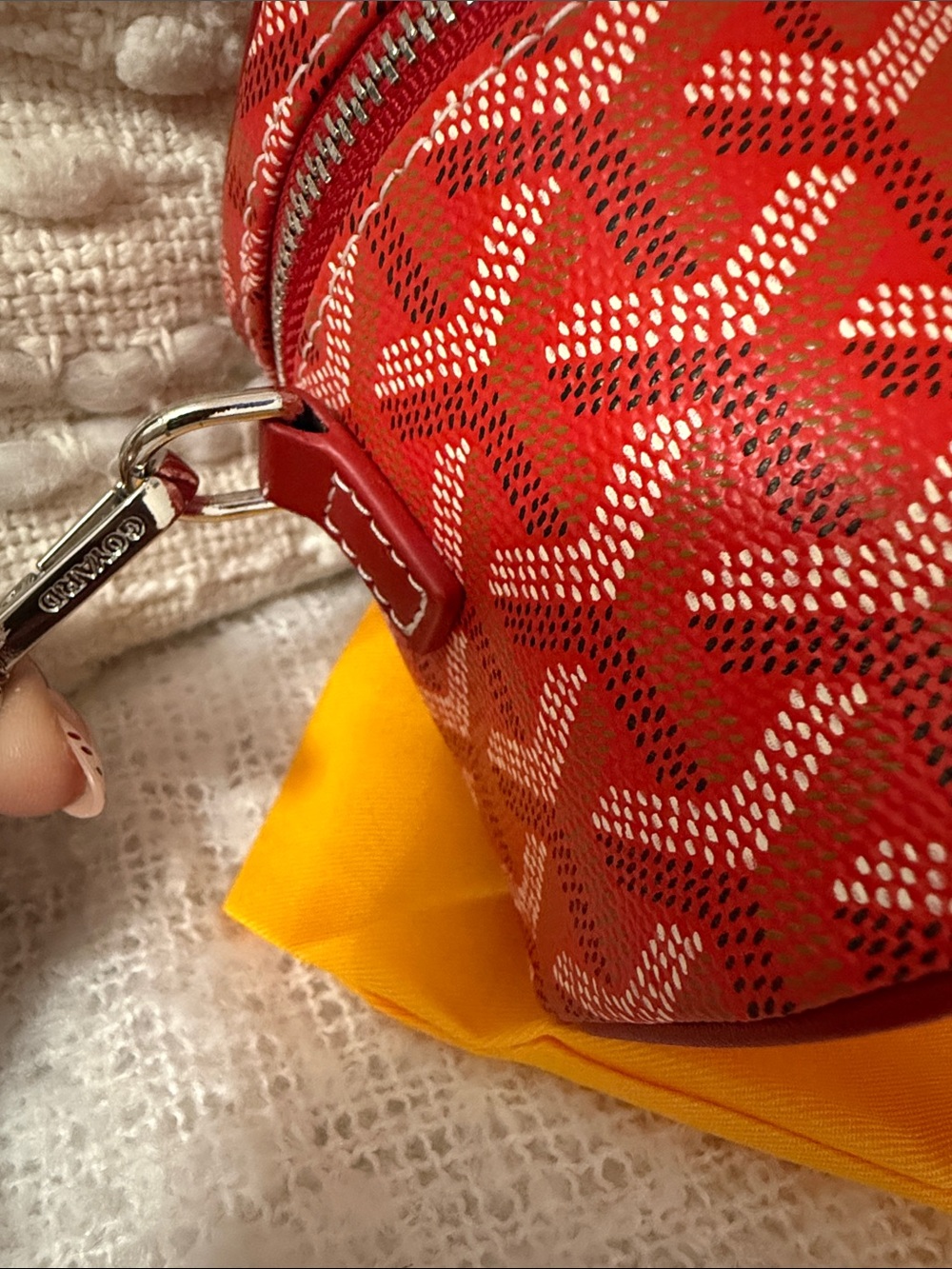 Goyard Red Mini Vanity Crossbody Bag - Picture 2 of 7